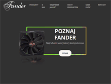 Tablet Screenshot of fander.pl